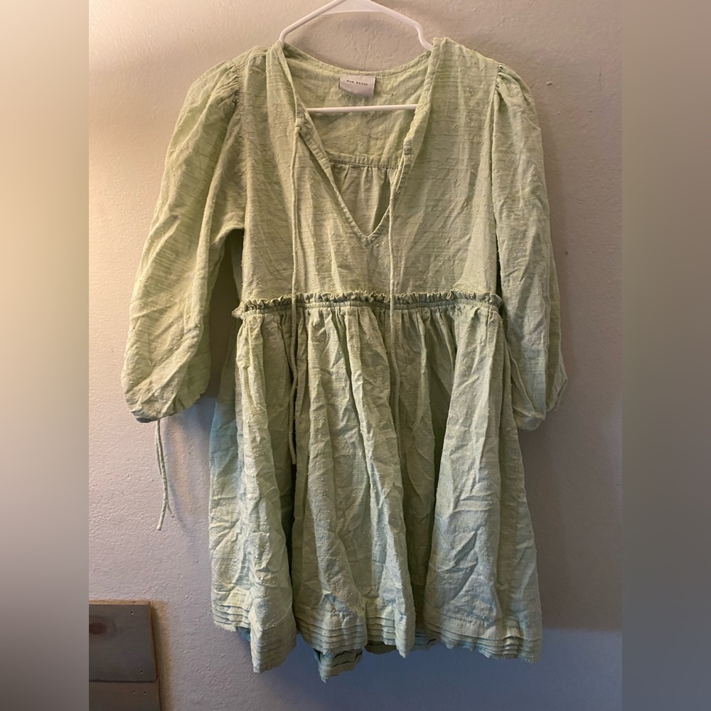 Rue Stiic Light Mint Mini Dress